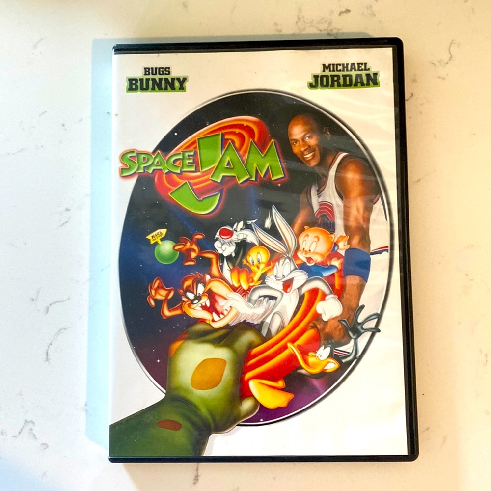 Space Jam Bugs Bunny Michael Jordan DVD 🏀